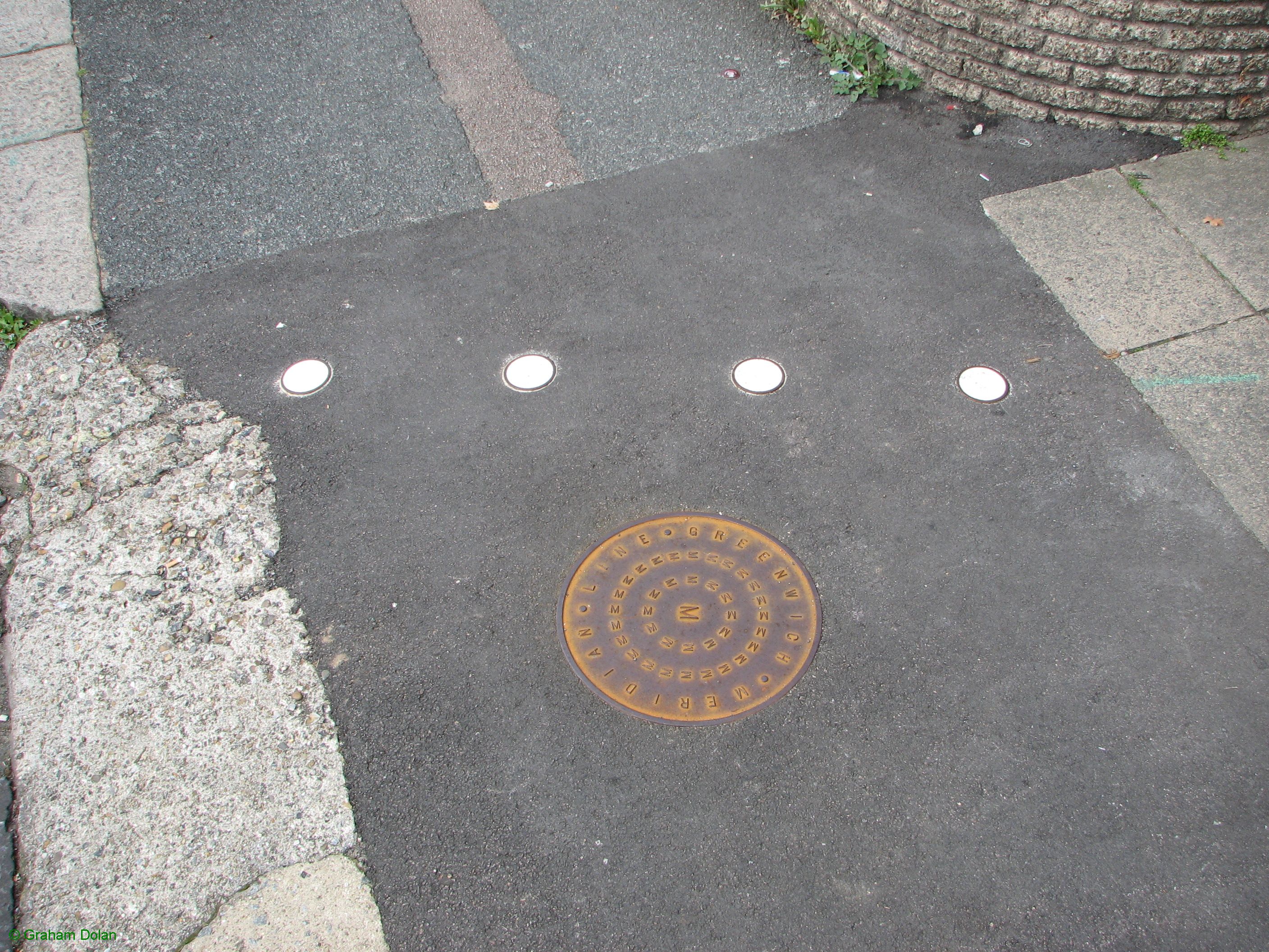 Greenwich Meridian Marker; England; LB Waltham Forest; Walthamstow (E17)